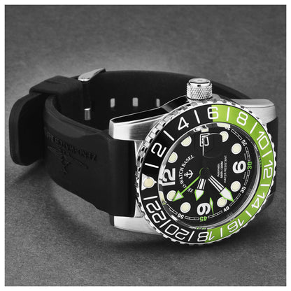 Zeno Airplane Diver Men's Automatic Watch 6349GMT-3-A1-8 - Image #8