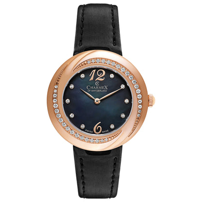 Front view of Charmex Deauville Women's Swiss Quartz (Battery-Powered) Watch 6362