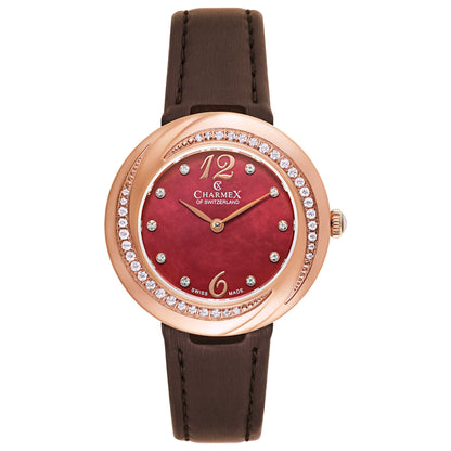 Front view of Charmex Deauville Women's Swiss Quartz (Battery-Powered) Watch 6363
