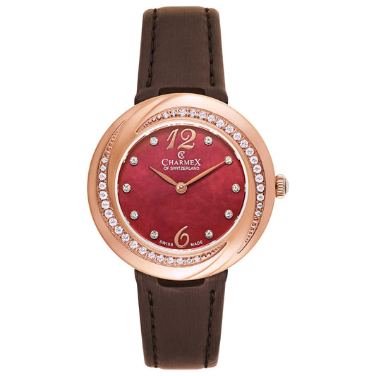 Front view of Charmex Deauville Women's Swiss Quartz (Battery-Powered) Watch 6363