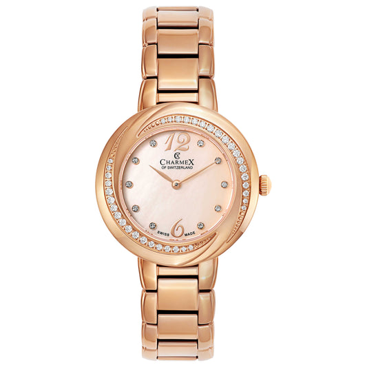 Front view of Charmex Deauville Women's Swiss Quartz (Battery-Powered) Watch 6365