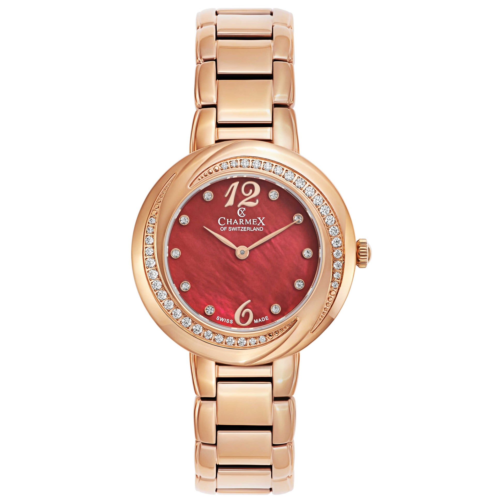 Front view of Charmex Deauville Women's Swiss Quartz (Battery-Powered) Watch 6367