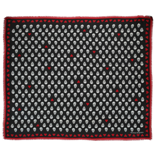 Front view of Alexander McQueen Fashion Scarves 639640-3418Q-1078-NS