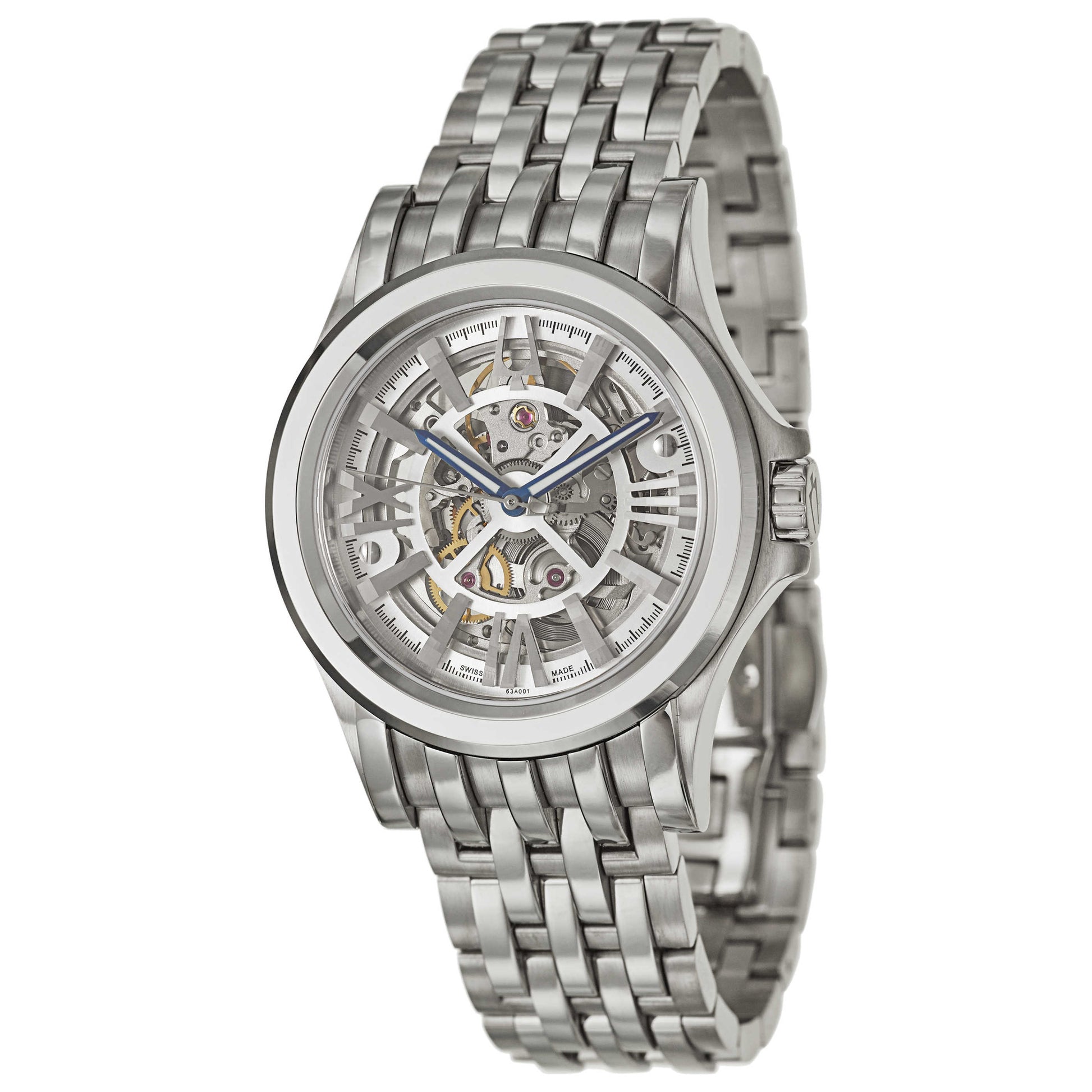 Front view of Bulova Accutron Kirkwood Men's Automatic Watch 63A001