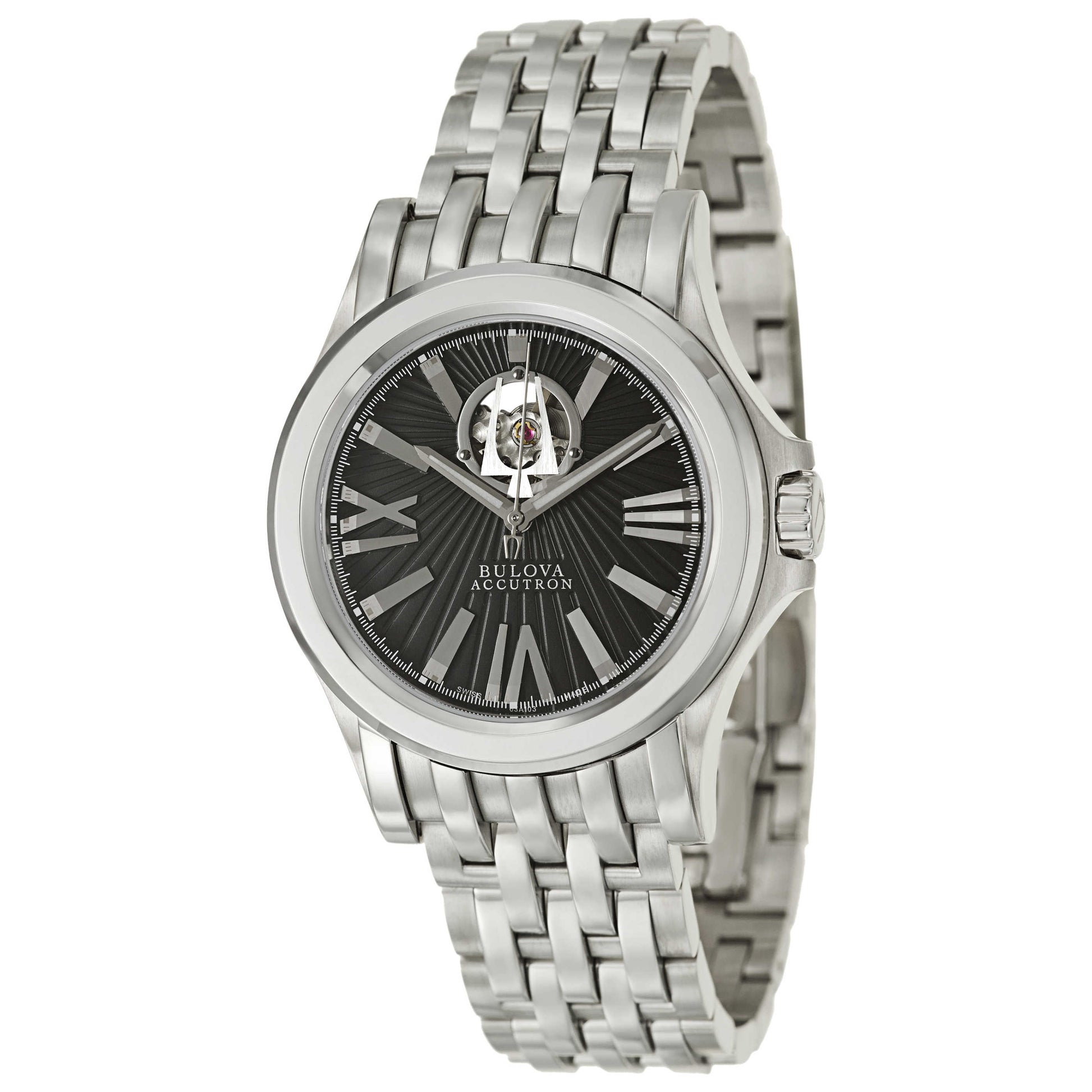 Front view of Bulova Accutron Kirkwood Men's Automatic Watch 63A103