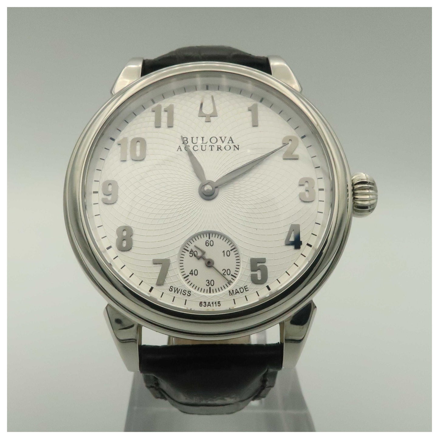 Front view of Bulova Accutron Gemini Men's Manual-Wind Watch 63A115-PO