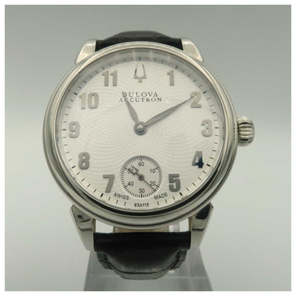 Front view of Bulova Accutron Gemini Men's Manual-Wind Watch 63A115-PO