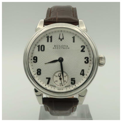 Front view of Bulova Accutron Gemini Men's Manual-Wind Watch 63A115-SDV