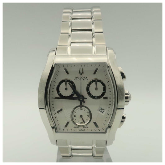 Front view of Bulova Accutron Stratford Men's Swiss Quartz (Battery-Powered) Watch 63B143-SDV