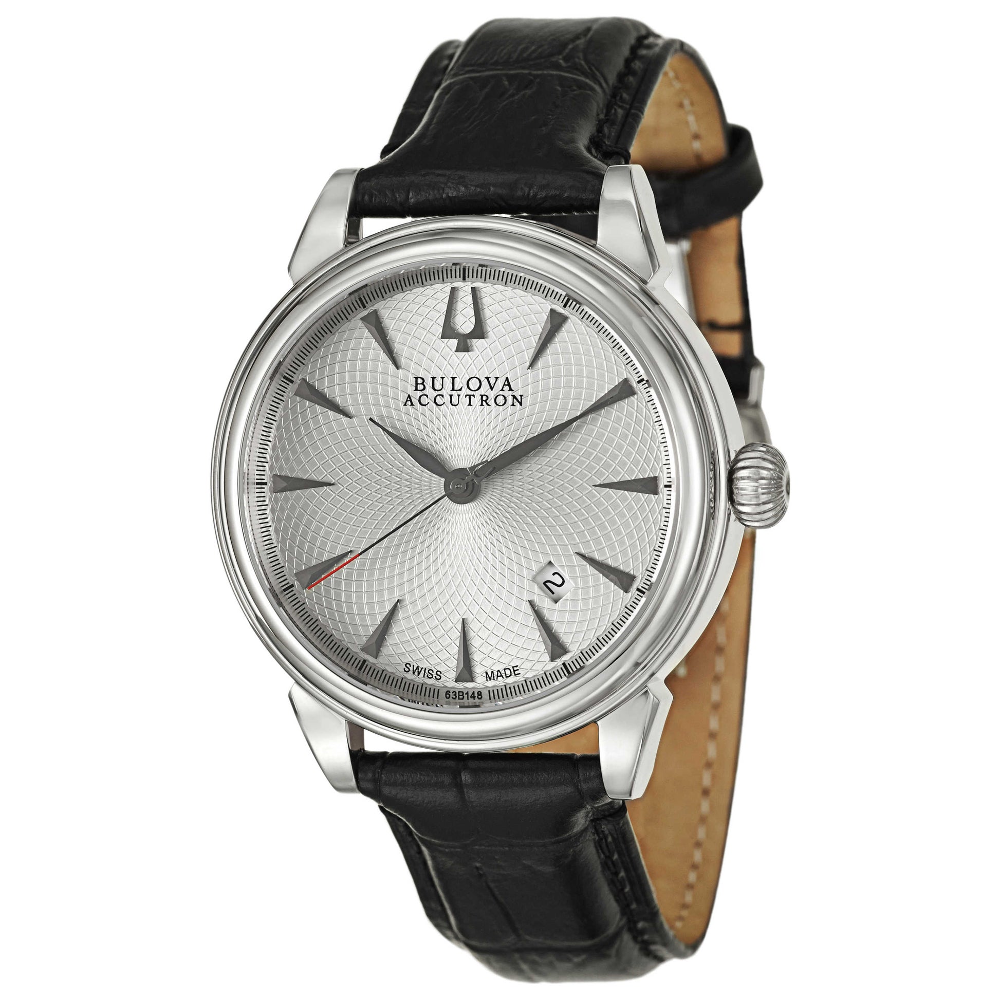 Front view of Bulova Accutron Gemini Men's Automatic Watch 63B148