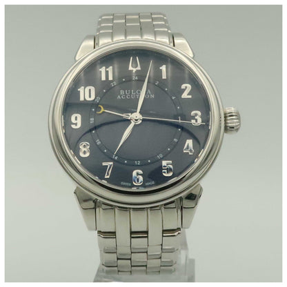 Front view of Bulova Accutron Gemini Men's Automatic Watch 63B154-PO