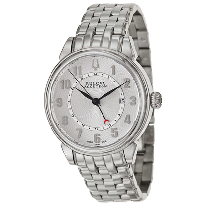 Front view of Bulova Accutron Gemini Men's Automatic Watch 63B162