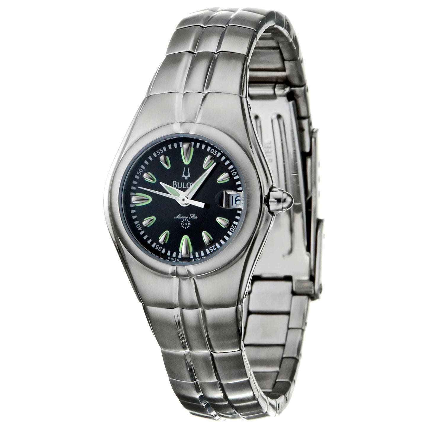 Front view of Bulova Marine Star Women's Swiss Quartz (Battery-Powered) Watch 63M07