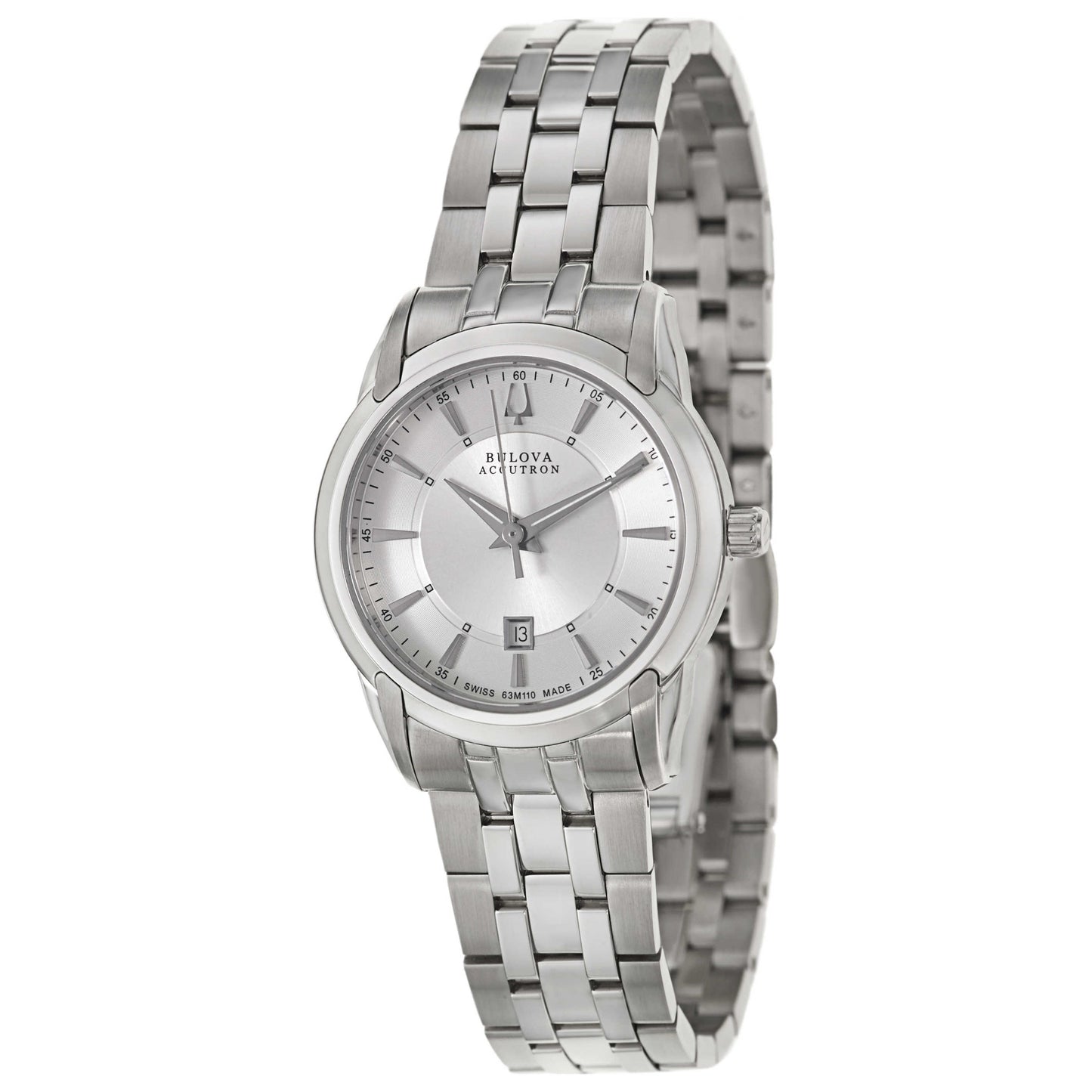 Front view of Bulova Accutron Sorengo Women's Swiss Quartz (Battery-Powered) Watch 63M110