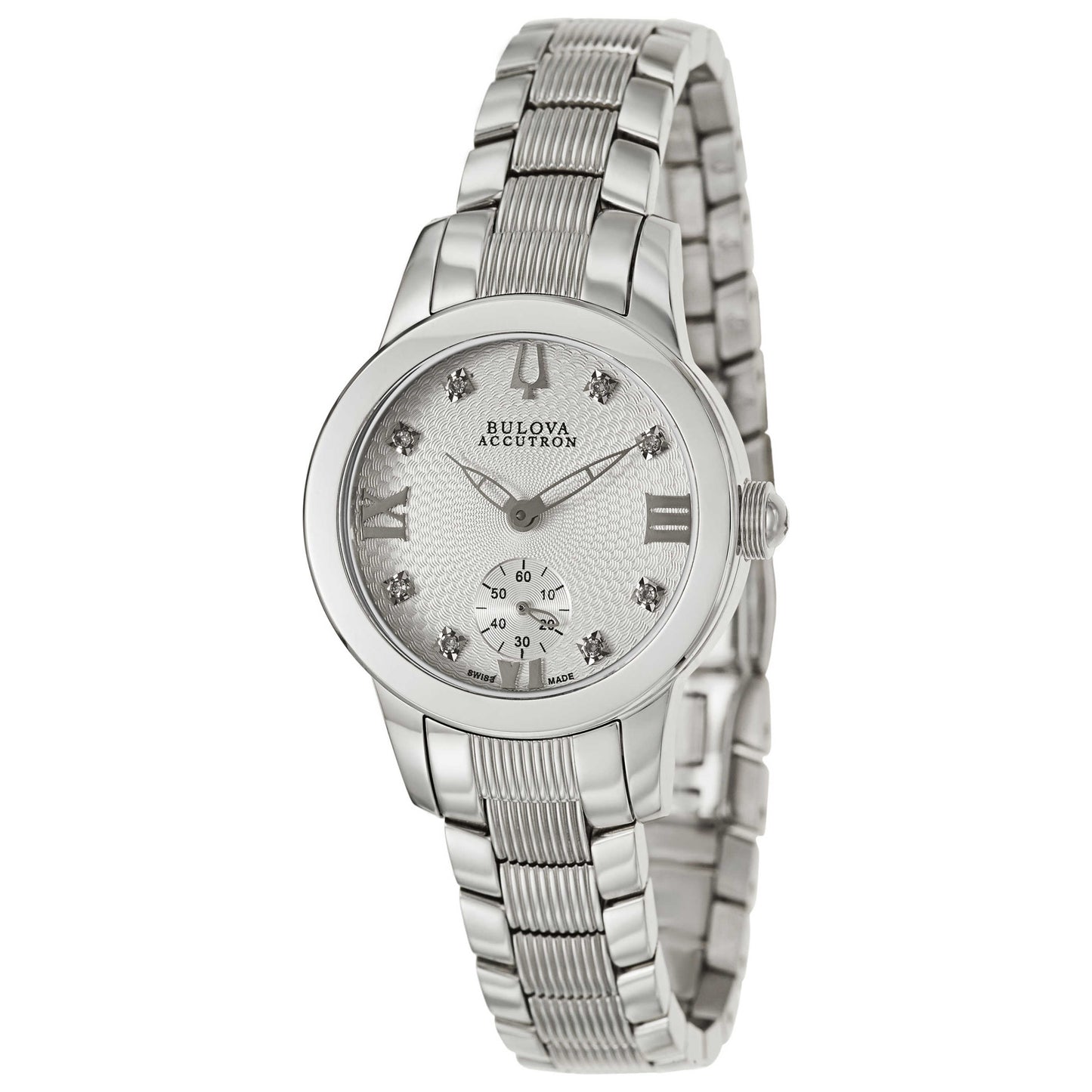 Front view of Bulova Accutron Masella Women's Swiss Quartz (Battery-Powered) Watch 63P01