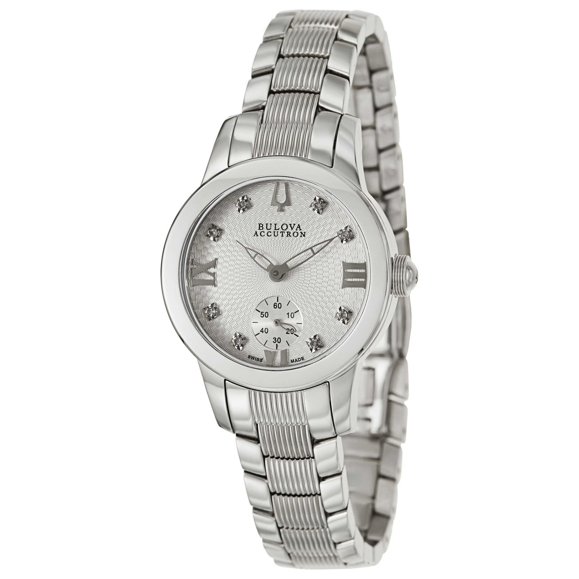 Front view of Bulova Accutron Masella Women's Swiss Quartz (Battery-Powered) Watch 63P01