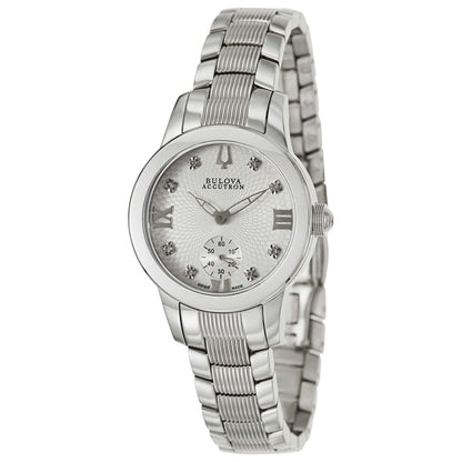 Front view of Bulova Accutron Masella Women's Swiss Quartz (Battery-Powered) Watch 63P01