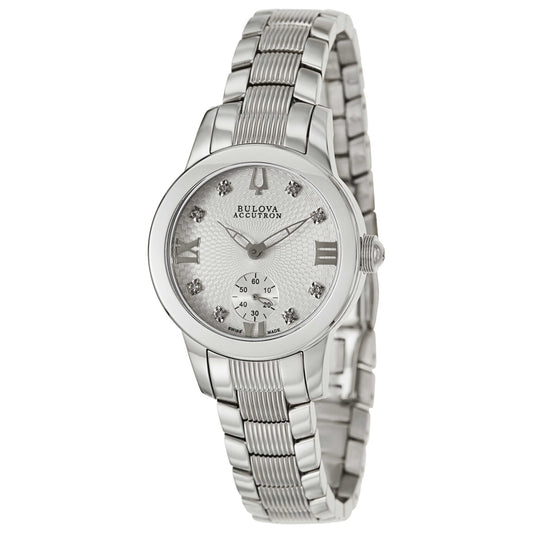 Front view of Bulova Accutron Masella Women's Swiss Quartz (Battery-Powered) Watch 63P01