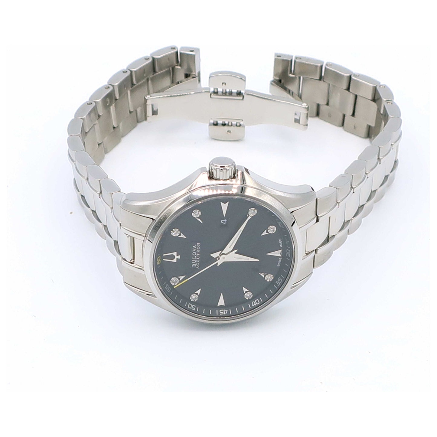 Bulova Accutron Brussels Women's Swiss Quartz (Battery-Powered) Watch 63P107-SDV - Image #8