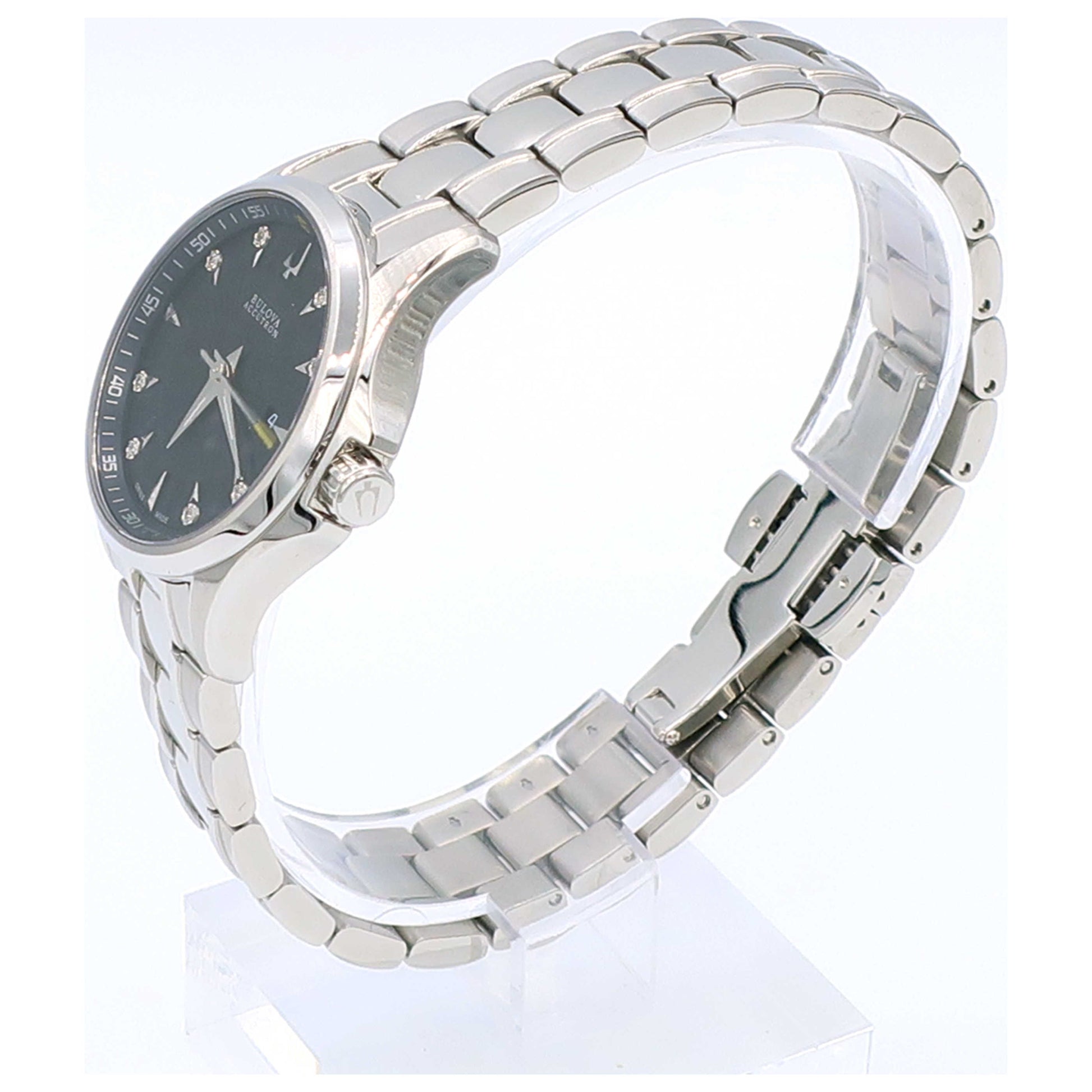 Bulova Accutron Brussels Women's Swiss Quartz (Battery-Powered) Watch 63P107-SDV - Image #4