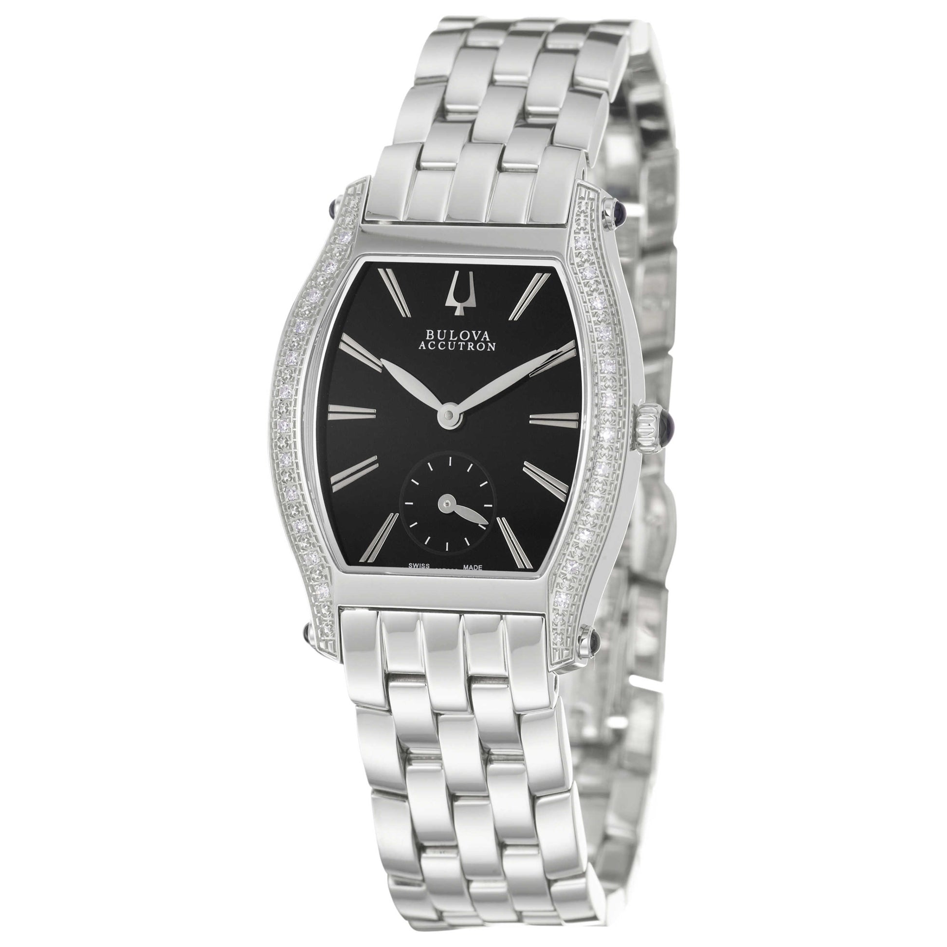 Front view of Bulova Accutron Saleya Women's Swiss Quartz (Battery-Powered) Watch 63R006