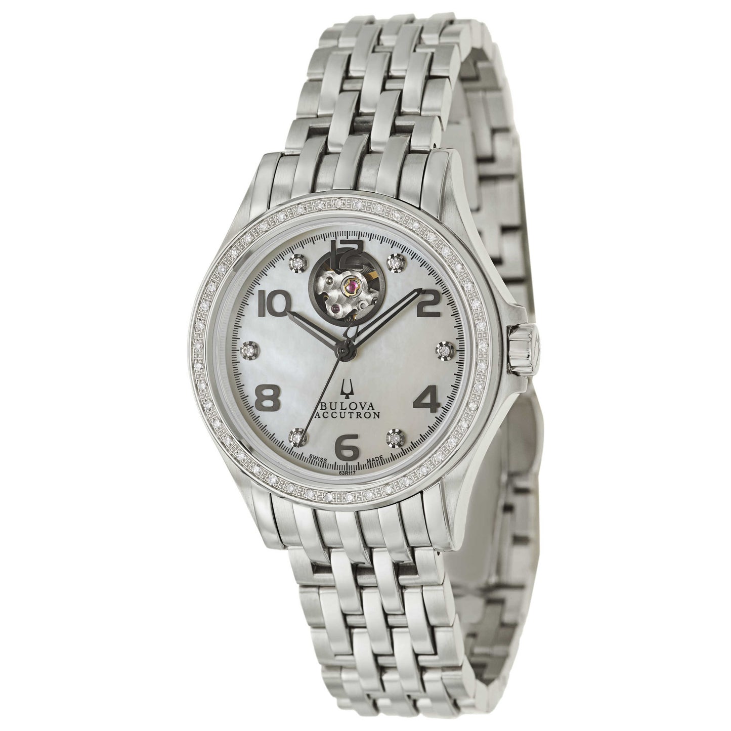Front view of Bulova Accutron Kirkwood Women's Automatic Watch 63R117