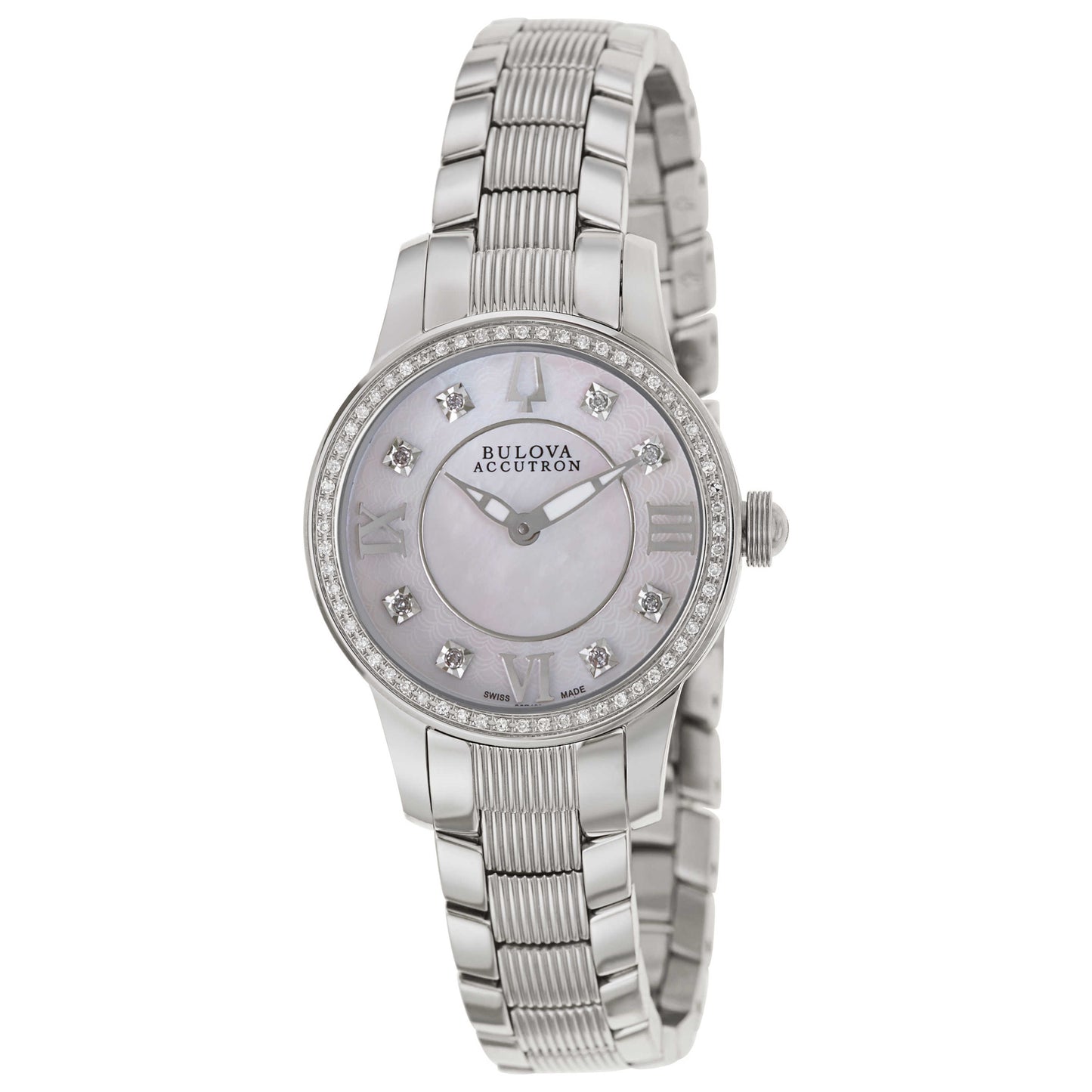 Front view of Bulova Accutron Masella Women's Swiss Quartz (Battery-Powered) Watch 63R131
