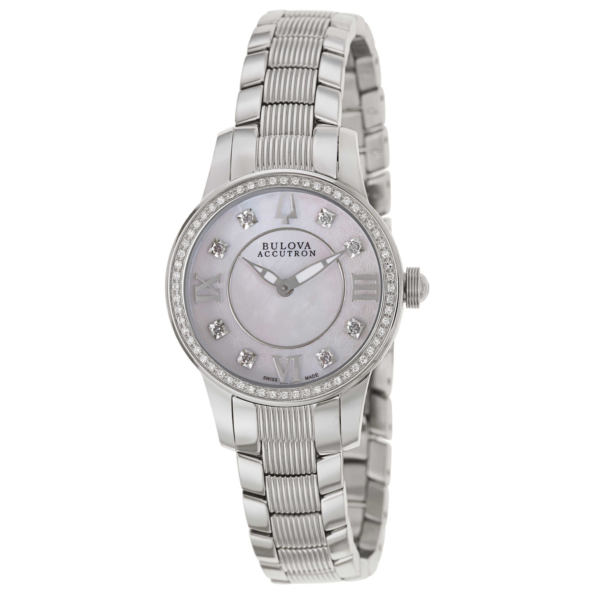 Front view of Bulova Accutron Masella Women's Swiss Quartz (Battery-Powered) Watch 63R131