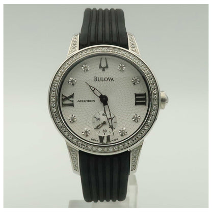 Front view of Bulova Accutron Masella Women's Swiss Quartz (Battery-Powered) Watch 63R33-PO