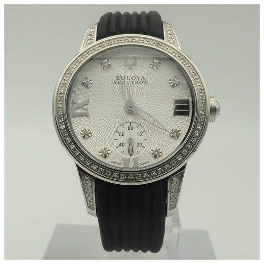 Front view of Bulova Accutron Masella Women's Swiss Quartz (Battery-Powered) Watch 63R33-SDV