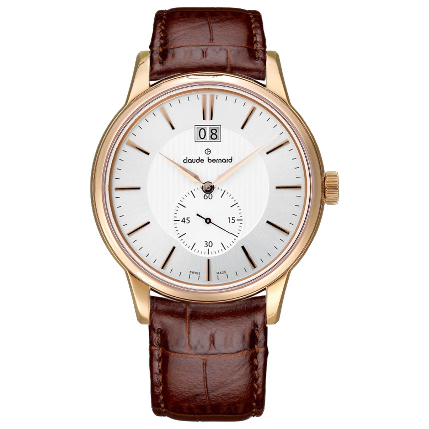 Front view of Claude Bernard Classic Men's Quartz Watch 64005-37R-AIR