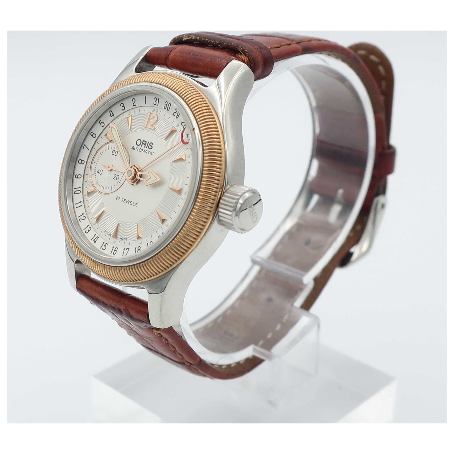 Oris Big Crown Comandante Midsize Women's Automatic Watch 644-7487-43-61-LS-PO - Image #4