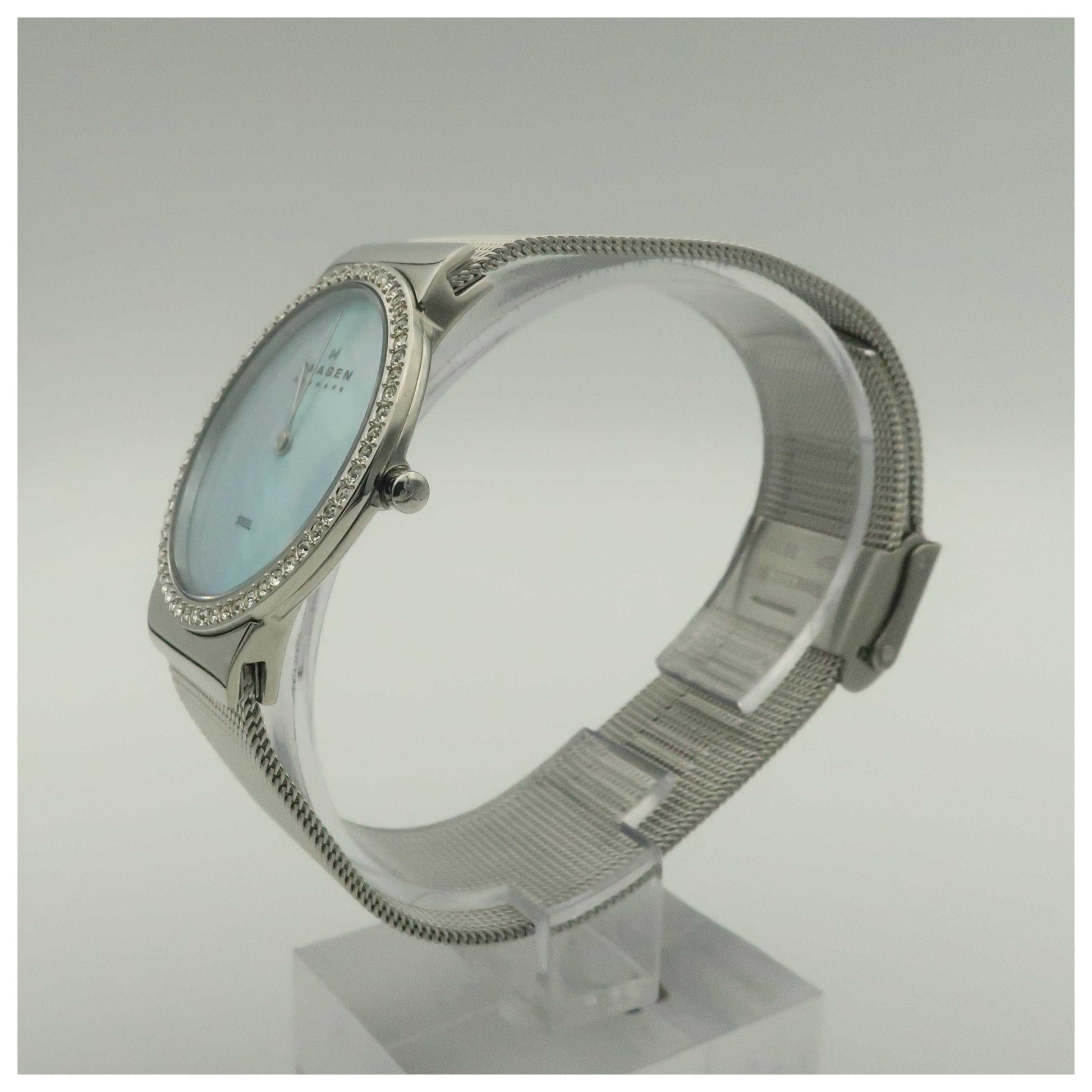 Skagen Mesh Women's Quartz Watch 644LSSI-PO - Image #4