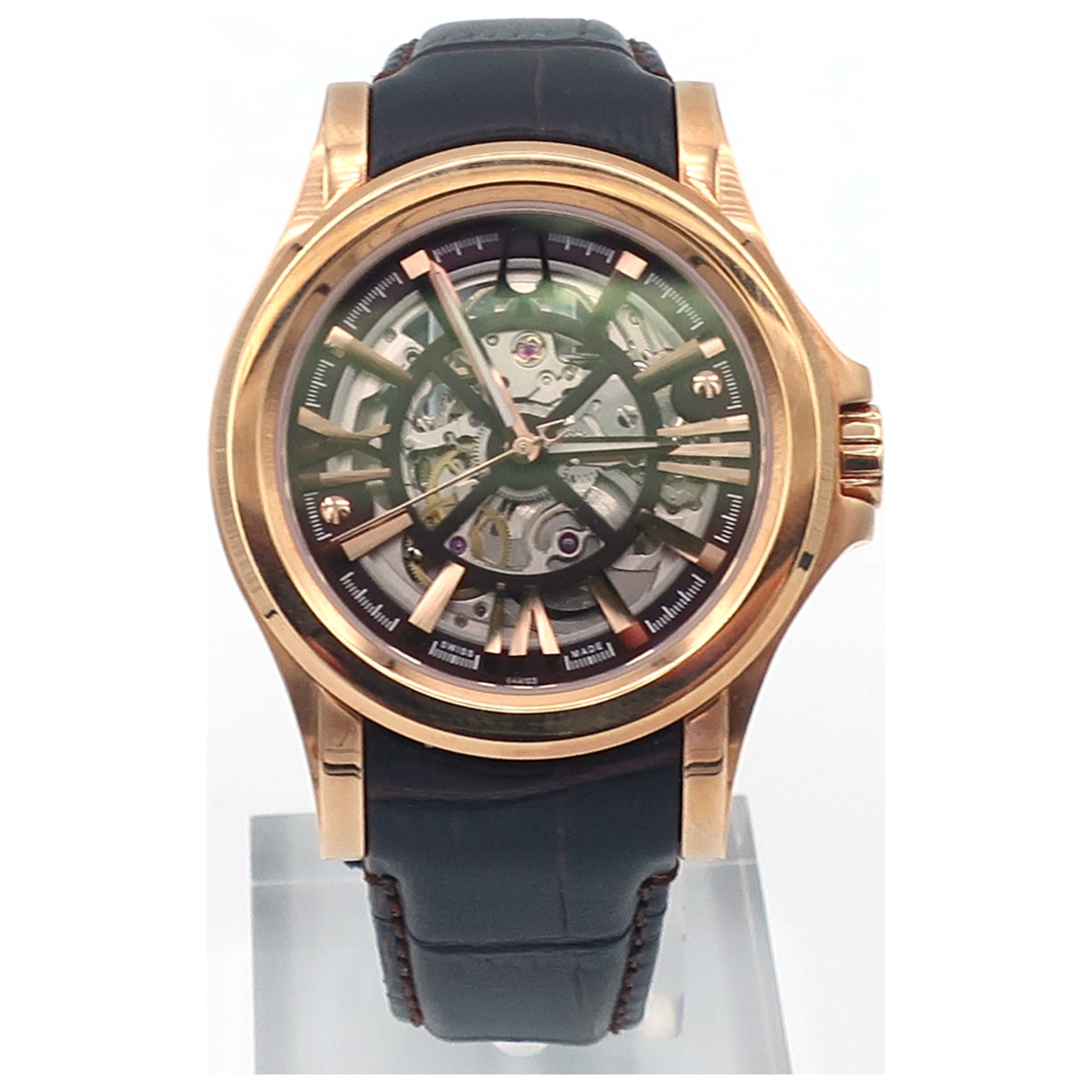 Front view of Bulova Accutron Kirkwood Men's Automatic Watch 64A103-SDB