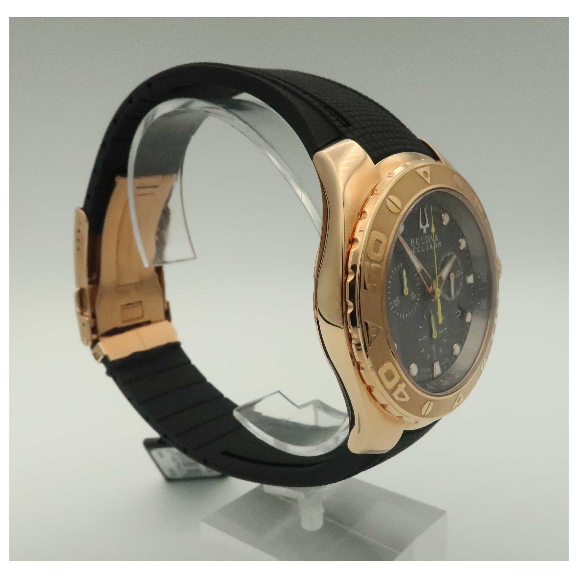 Bulova Accutron Curacao Men's Swiss Quartz (Battery-Powered) Watch 64B113-PO - Image #3