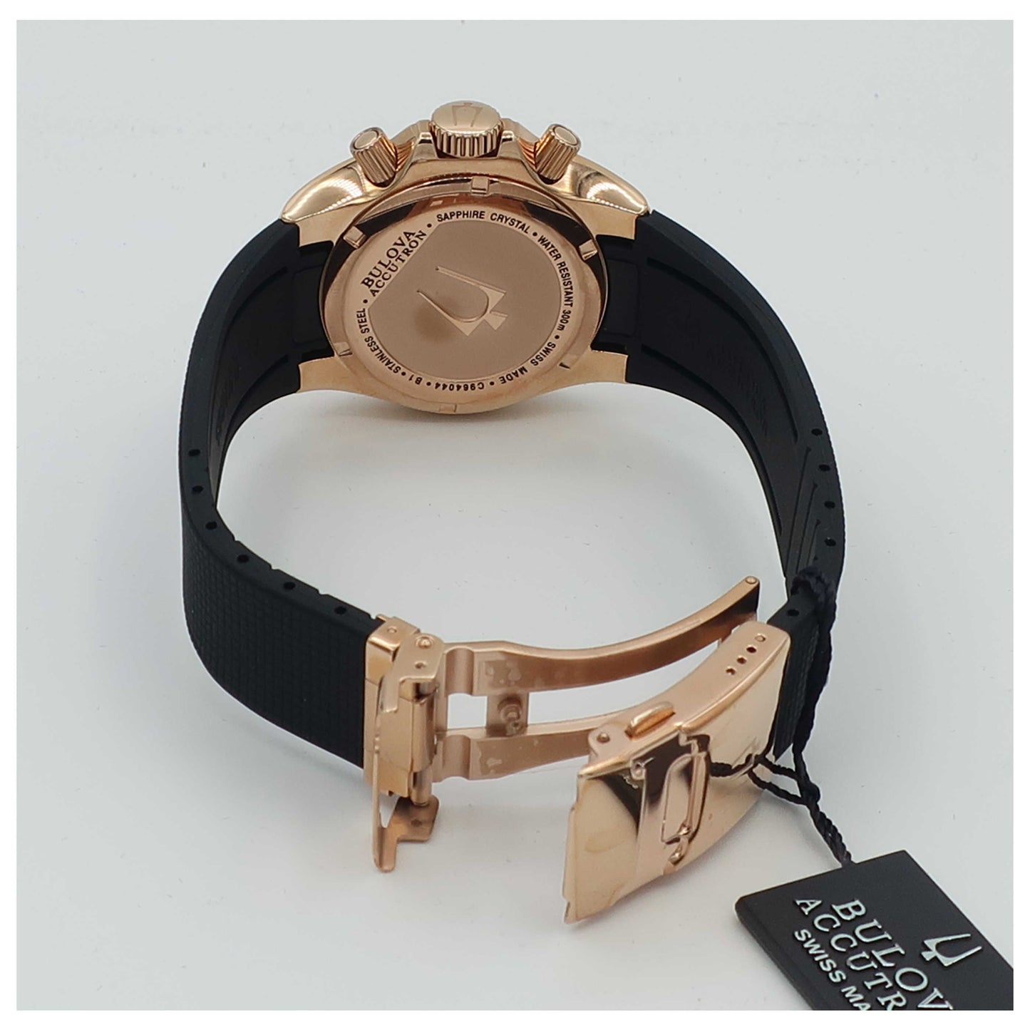 Bulova Accutron Curacao Men's Swiss Quartz (Battery-Powered) Watch 64B113-SDB - Image #7