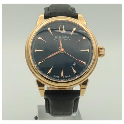 Front view of Bulova Accutron Gemini Men's Automatic Watch 64B116-PO