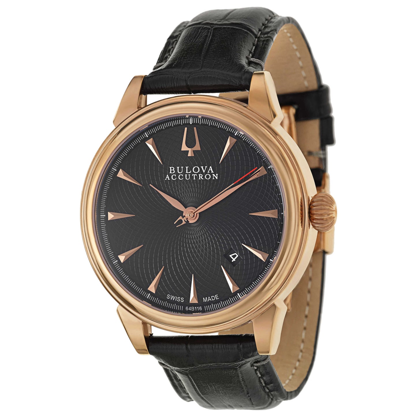 Front view of Bulova Accutron Gemini Men's Automatic Watch 64B116