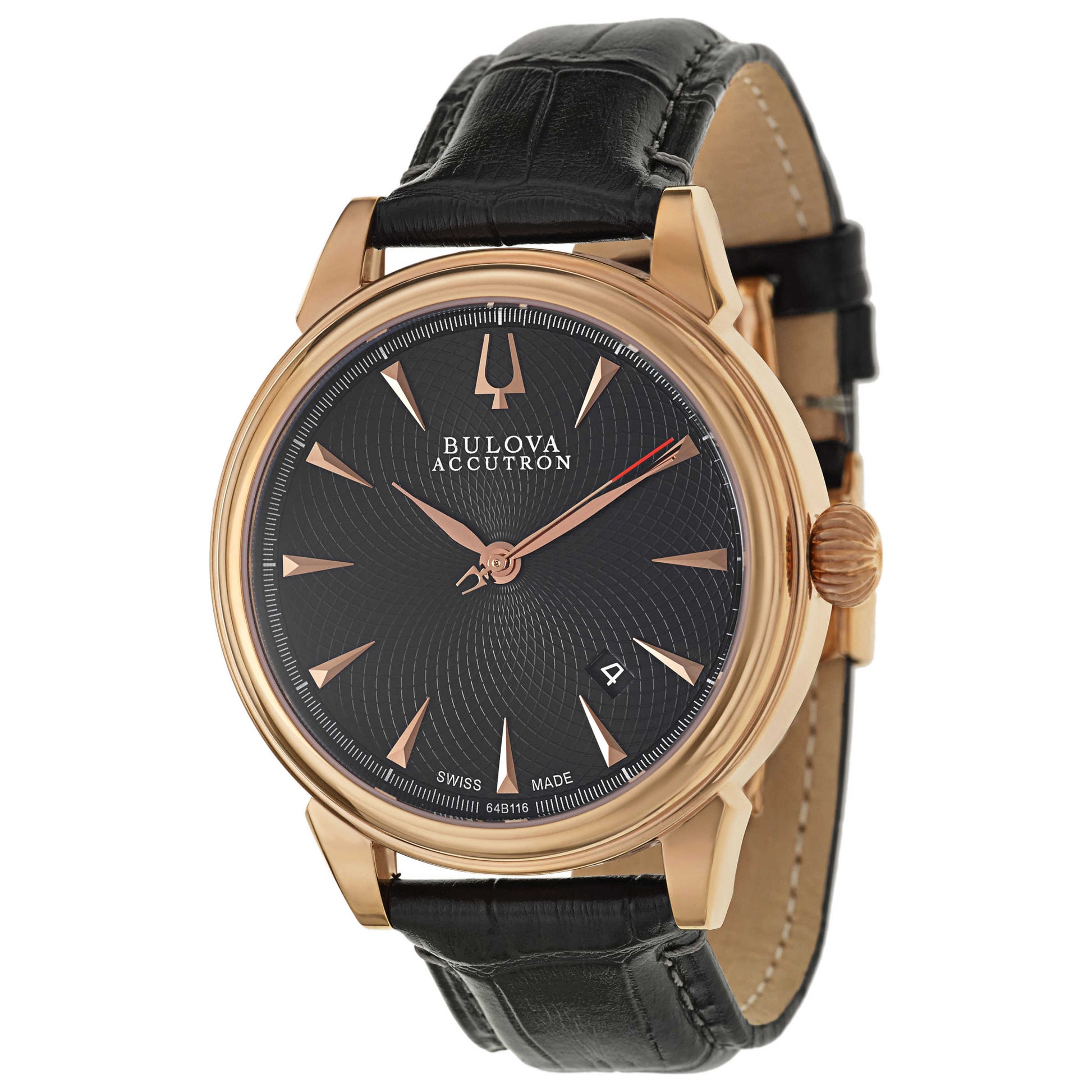 Front view of Bulova Accutron Gemini Men's Automatic Watch 64B116