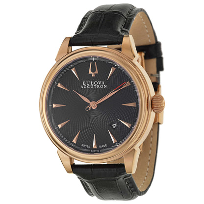 Front view of Bulova Accutron Gemini Men's Automatic Watch 64B116