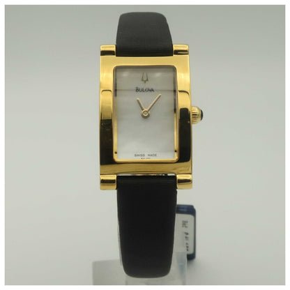 Front view of Bulova Strap Women's Swiss Quartz (Battery-Powered) Watch 64L100-PO