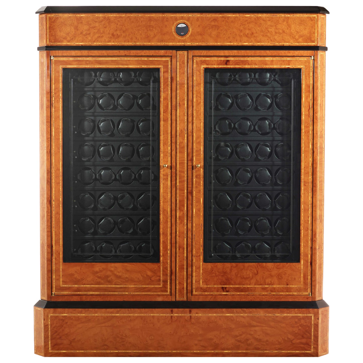 Front view of Scatola Del Tempo Rotori Watch Winder 64RT-RA-ARMOURED
