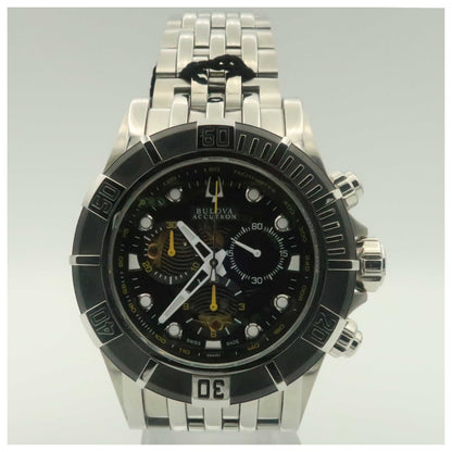 Front view of Bulova Accutron Kirkwood Men's Swiss Quartz (Battery-Powered) Watch 65A101-SDV