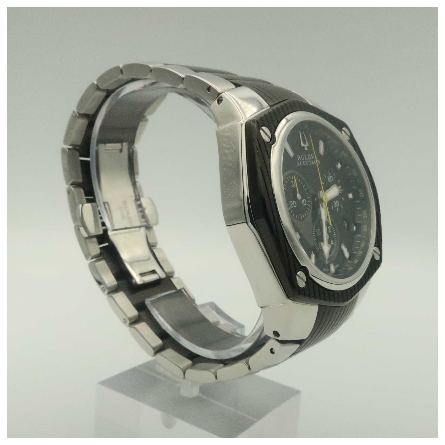 Bulova Accutron Corvara Men's Swiss Quartz (Battery-Powered) Watch 65B123-PO - Image #3