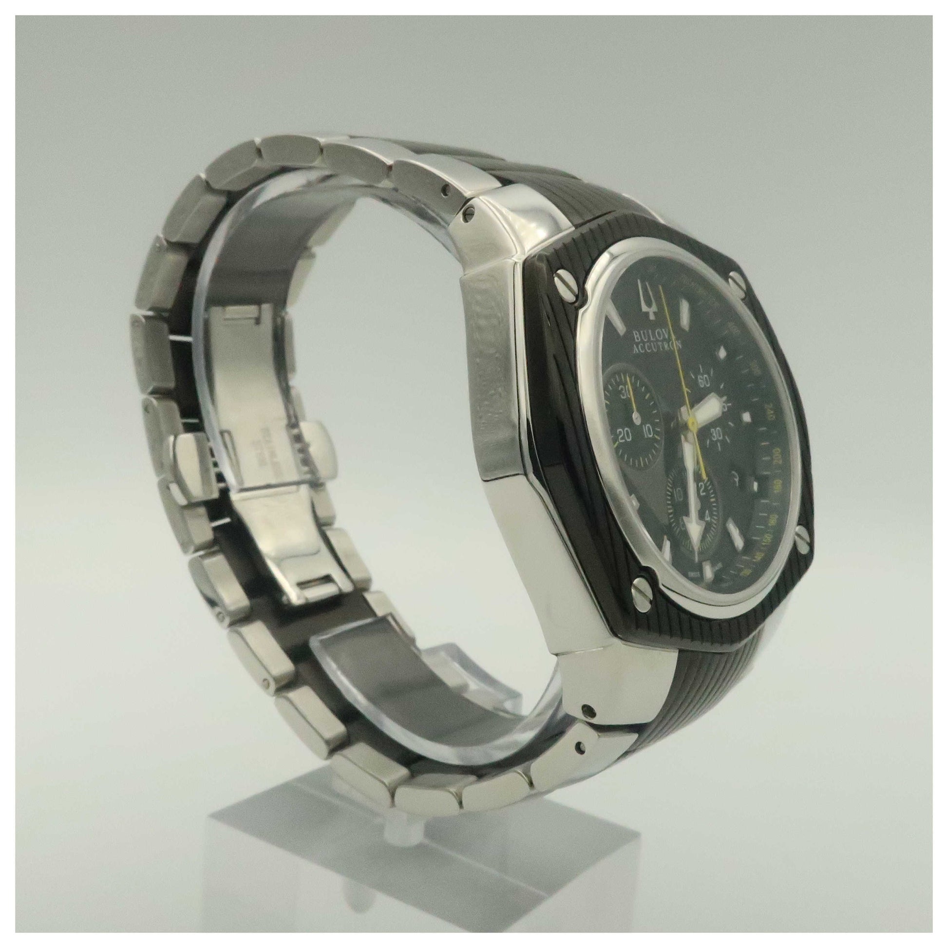 Bulova Accutron Corvara Men's Swiss Quartz (Battery-Powered) Watch 65B123-PO - Image #3