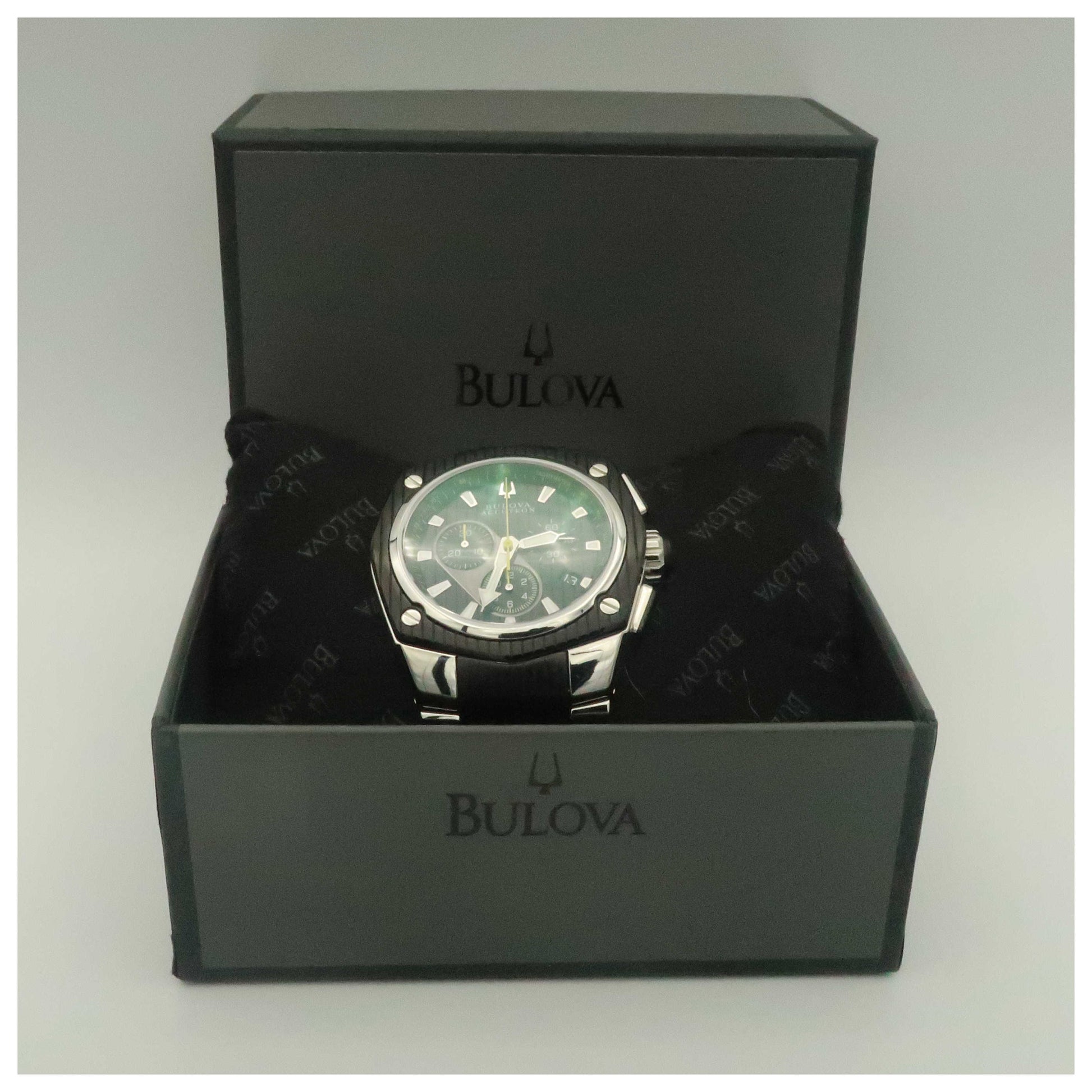Bulova Accutron Corvara Men's Swiss Quartz (Battery-Powered) Watch 65B123-PO - Image #6