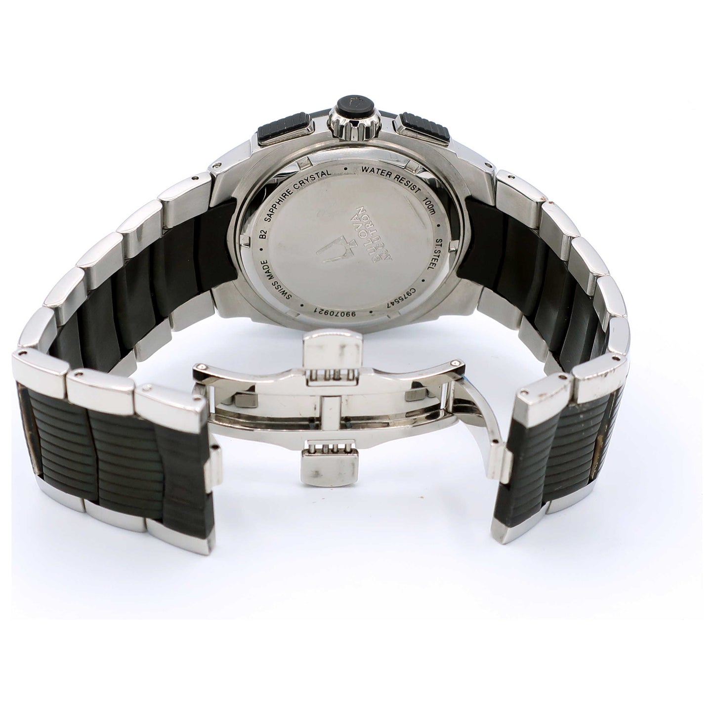 Bulova Accutron Corvara Men's Swiss Quartz (Battery-Powered) Watch 65B123-SDB - Image #7