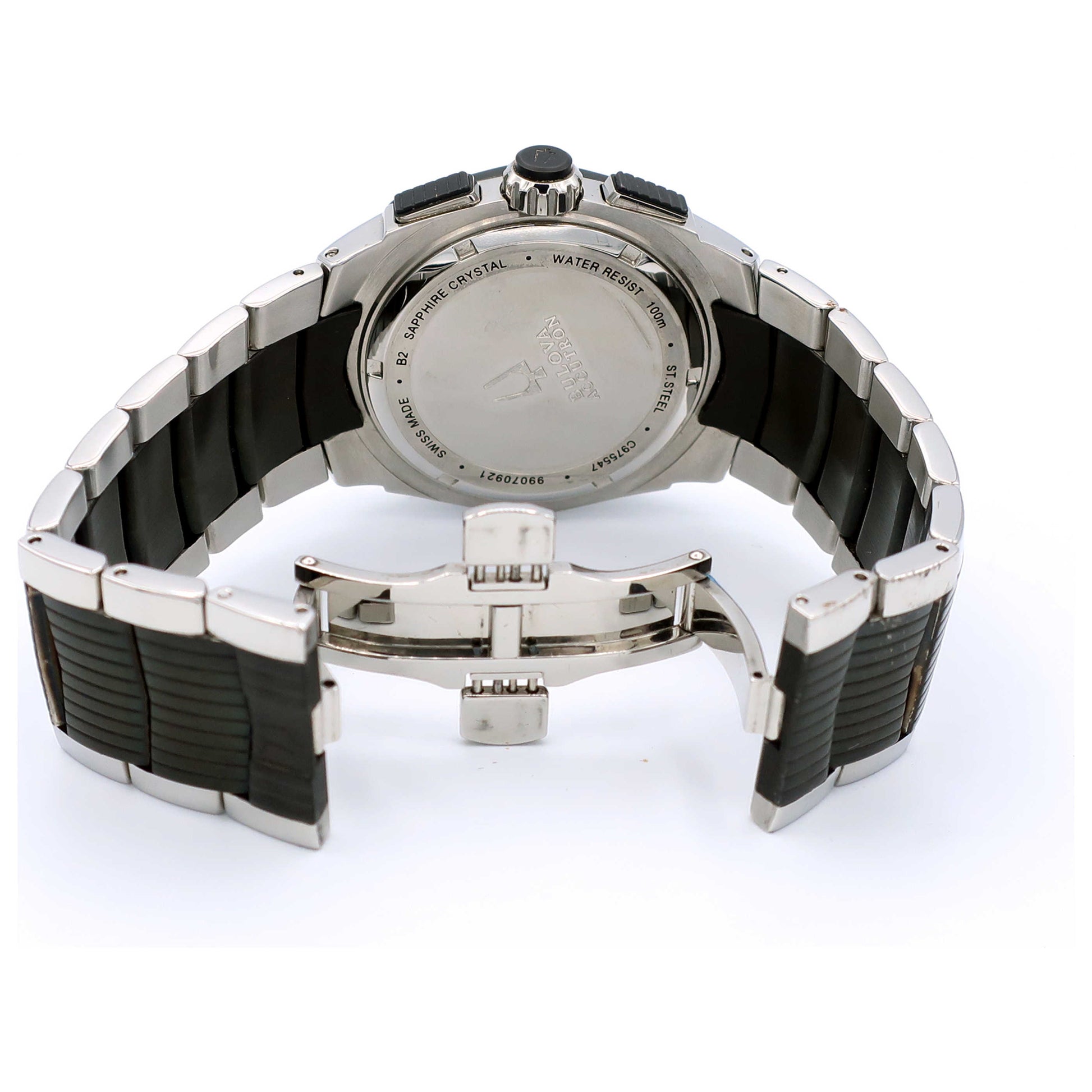 Bulova Accutron Corvara Men's Swiss Quartz (Battery-Powered) Watch 65B123-SDB - Image #7