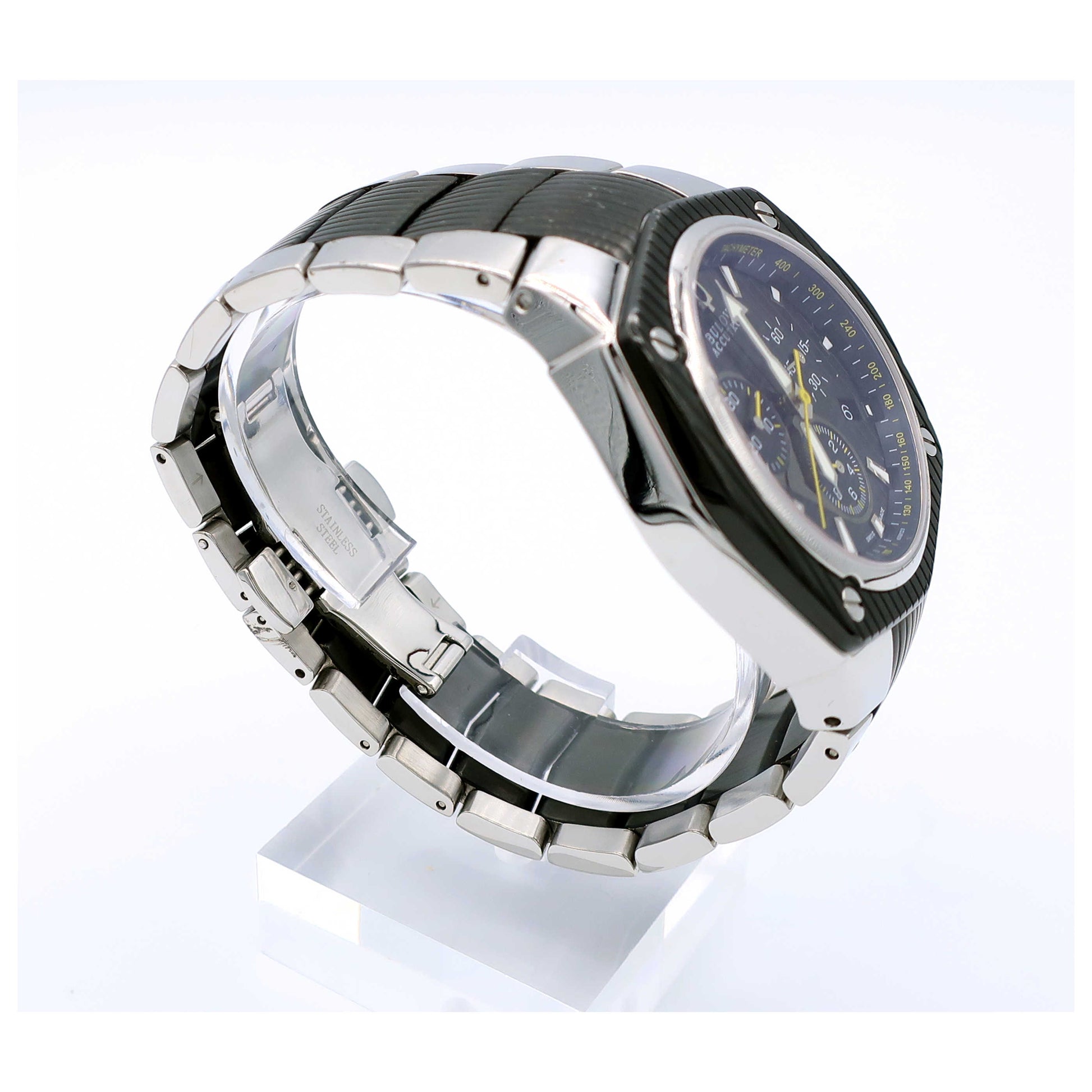 Bulova Accutron Corvara Men's Swiss Quartz (Battery-Powered) Watch 65B123-SDB - Image #3