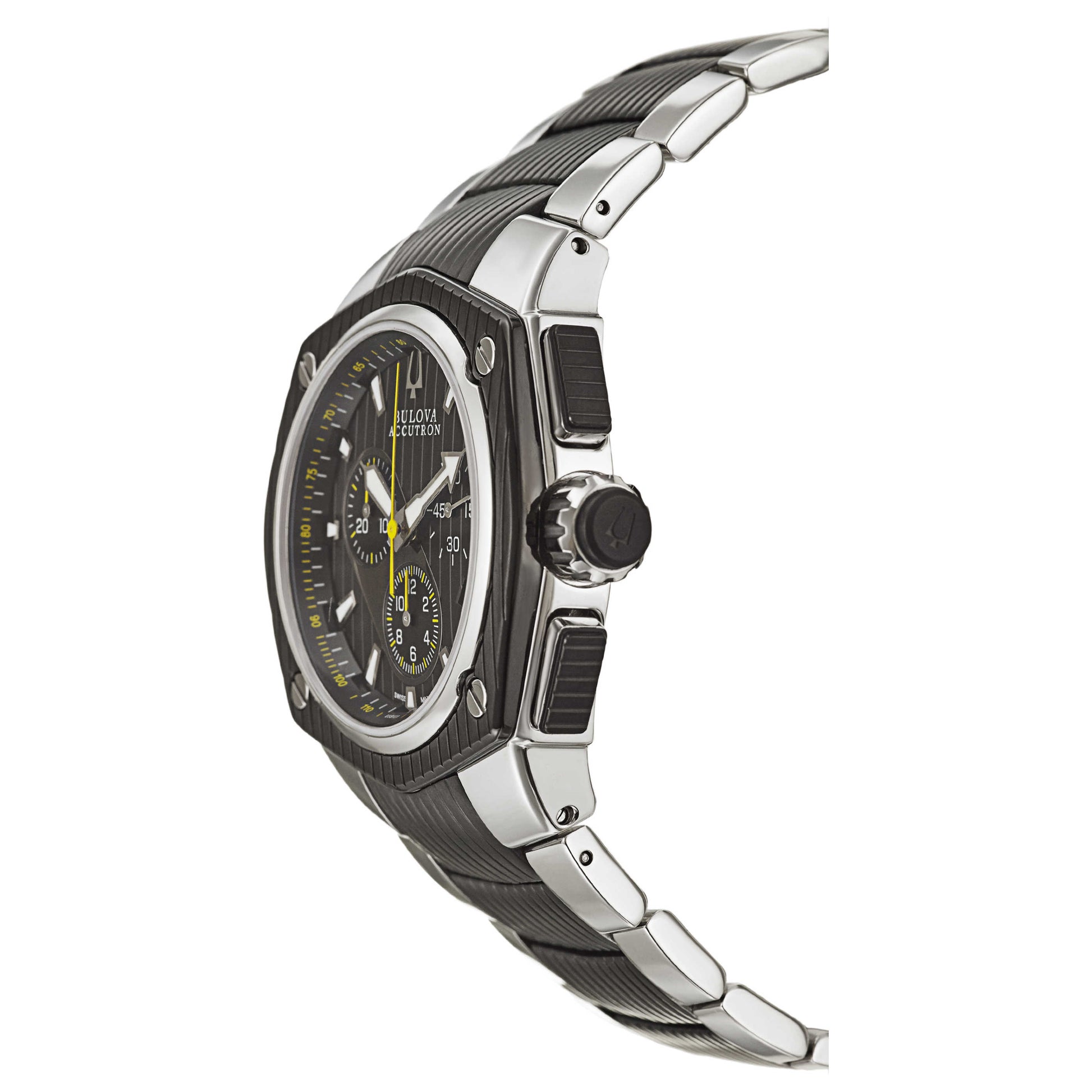Bulova Accutron Corvara Men's Swiss Quartz (Battery-Powered) Watch 65B123 - Image #4